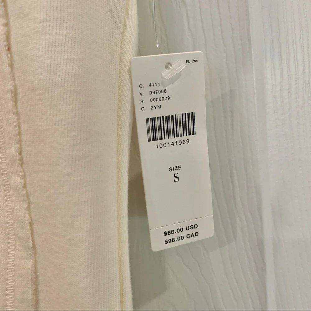 🌺 ANTHROPOLOGIE Pilcro Muscle Sweatshirt Tank in California Poppy Flower Red - Picture 13 of 15